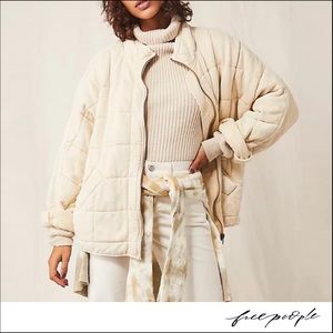 [sold] Free People Quilted Dolman-Sleeve Jacket